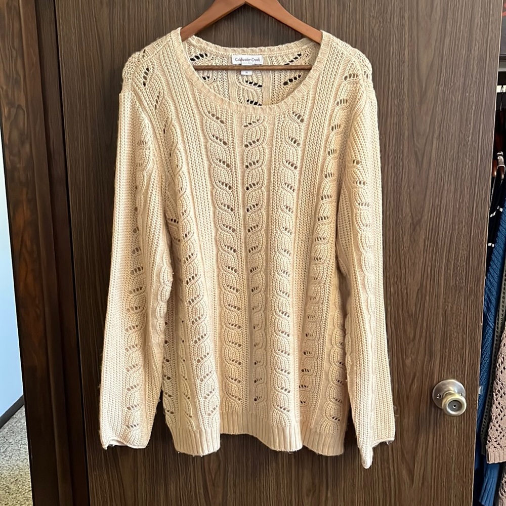 Coldwater Creek LS Sweater